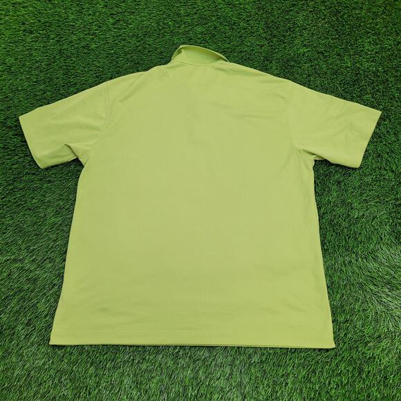 NIKE Preppy Golf Polo Shirt XL 24x30 Green Fit-Dry - Picture 2 of 11